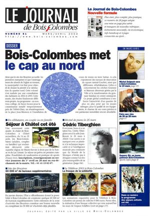 Le journal de Bois-Colombes JBC n°51-  Mars/Avril 2004