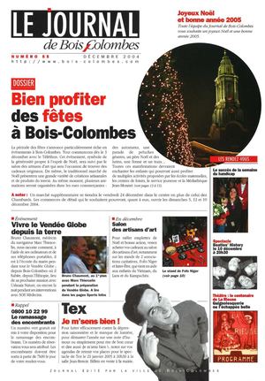 Le journal de Bois-Colombes JBC n°55- Décembre 2004