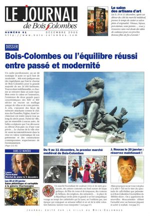 Le journal de Bois-Colombes JBC n°61- Décembre 2005
