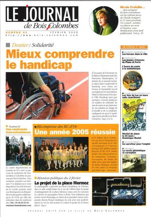 Le journal de Bois-Colombes JBC n°62- Février 2006