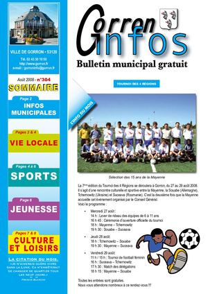 Gorron Infos 2008 08