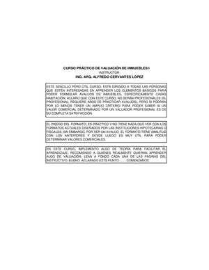 Curso De Valuacion De Cervantes 13