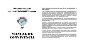 Manual De Convivencia Actualizado 2018