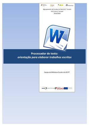 Elaboração Trabalho Escrito Dicas