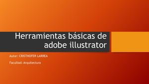 Herramientas Básicas De Adobe Illustrator
