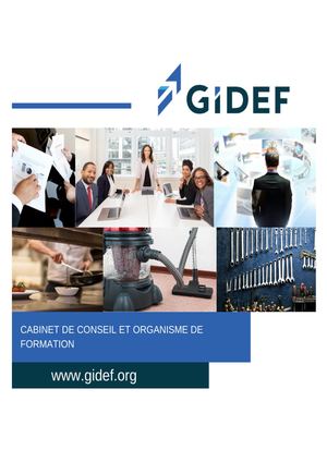 Le Livret Gidef Pour Stagiaire