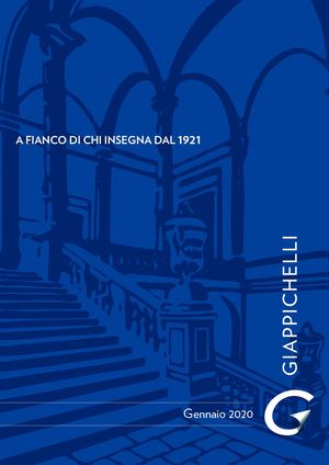 Gennaio 2020 Giappichelli Catalogo Biblioteche