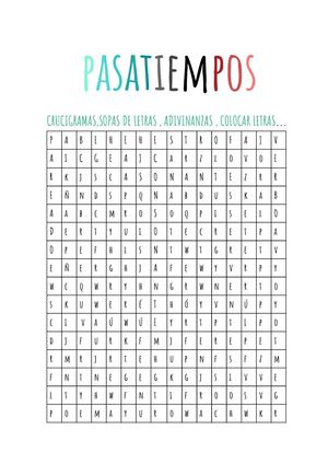 Pasatiempos