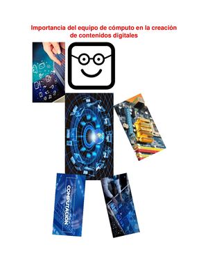 Importancia del equipo de computo para la creación de contenidos digitales