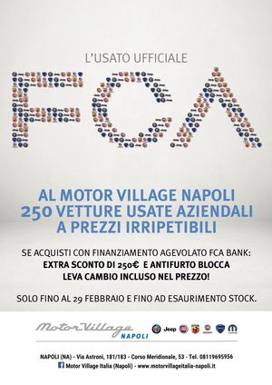 Volantino Motor Village Napoli Promozioni Febbraio