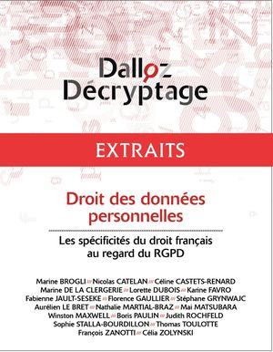 Droit Donnees Personnelles Extraits