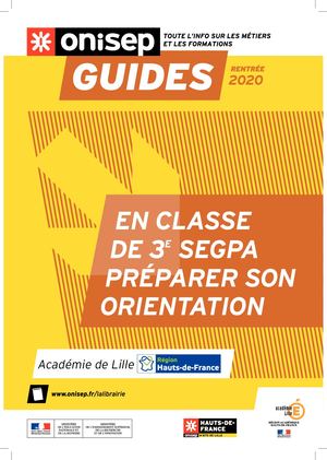 Guide 3e Segpa - rentrée 2020