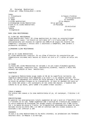 Els Paisatge Mediterrani