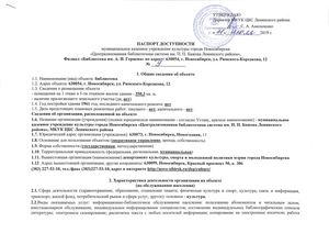 Паспорт доступности Герцена