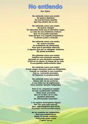 No Entiendo
