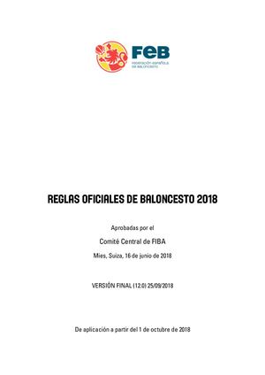 reglamento baloncesto