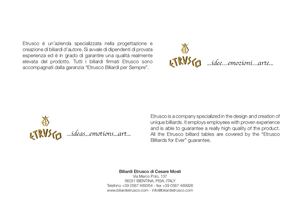 CATALOGO BILIARDI ETRUSCO