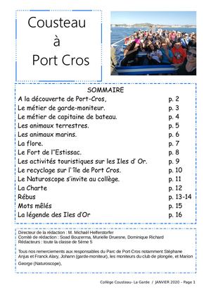 Cousteau à Port-Cros
