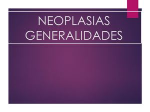 Neoplasias Clase