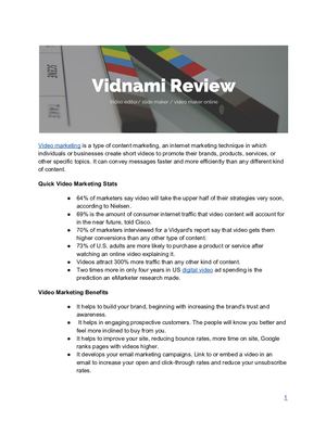 What is Vidnami? Vidnami Review