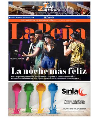 Suple "La Peña" - miércoles 12