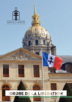 Brochure de présentation de l'Ordre de la Libération
