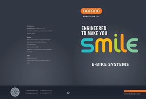 Catalogue Bafang Ebikes Systems