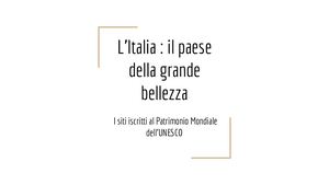 L’italia Il Paese Della Grande Bellezza