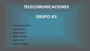 Telecomunicaciones