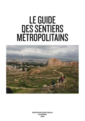 Guide des Sentiers Métropolitains