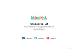 mBot manuel d'utilisation en fraçais