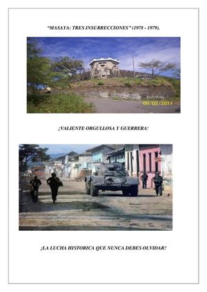 Masaya Tres Insurreciones - Julio Mendoza Machado