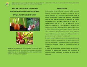 Manual De Hortalizas De Raiz