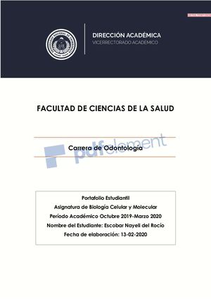 Portafolio De Biologia Celular