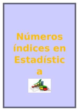 NÚMEROS ÍNDICES