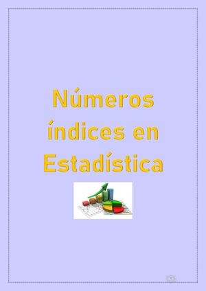 NÚMEROS ÍNDICES