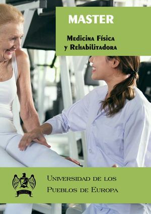 Máster en Medicina Física y Rehabilitadora