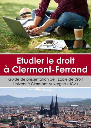 Etudier Le Droit à Clermont Ferrand