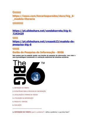 Guião De Pesquisa Da Informação