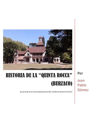 Historia De La Quinta Rocca Primera Parte (F)