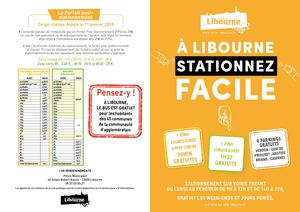 Le stationnement à Libourne