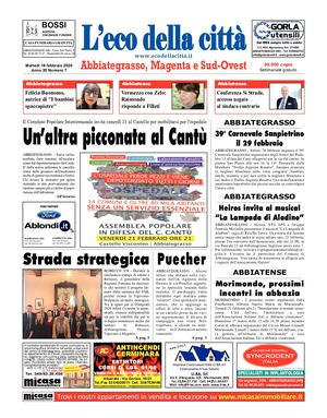 L'eco della città del 18 febbraio 2020