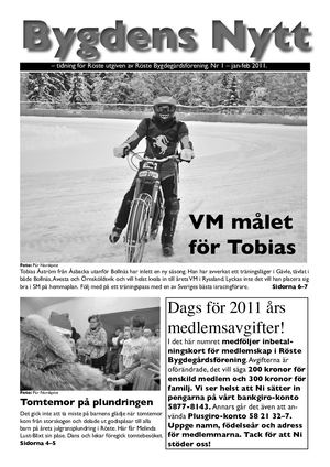 Bygdens Nytt Nr 1 2011