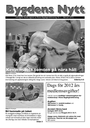 Bygdens Nytt Nr 1 2012