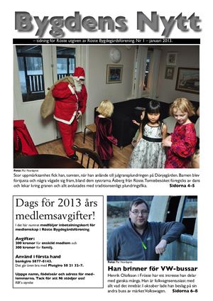 Bygdens Nytt Nr 1 2013