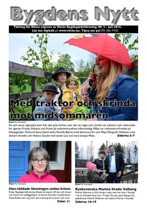 Bygdens Nytt Nr 3 2015