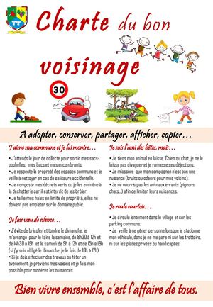 Charte Du Voisinage