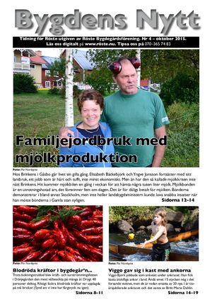 Bygdens Nytt Nr 4 2015