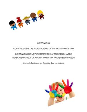 Calaméo - Convenio 182 Peores Formas De Trabajo Infantil