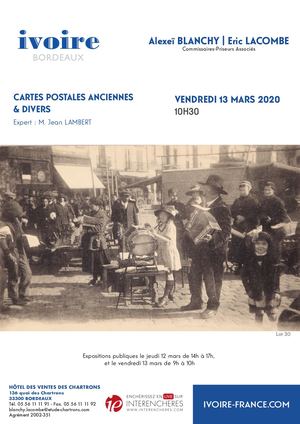 13/03/2020 - Bordeaux - Timbres & Cartes Postales